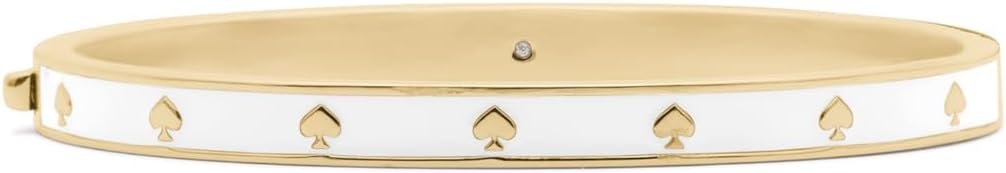 kate spade new york womens Spot The Spade Thin Enamel Hinged Bangle