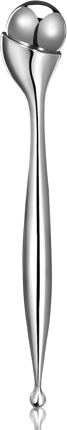 Eye Roller, Facial Roller Massager – Reduces Puffiness, Dark Circles, Cooling Therapy for Tired Eyes (with Applicator)