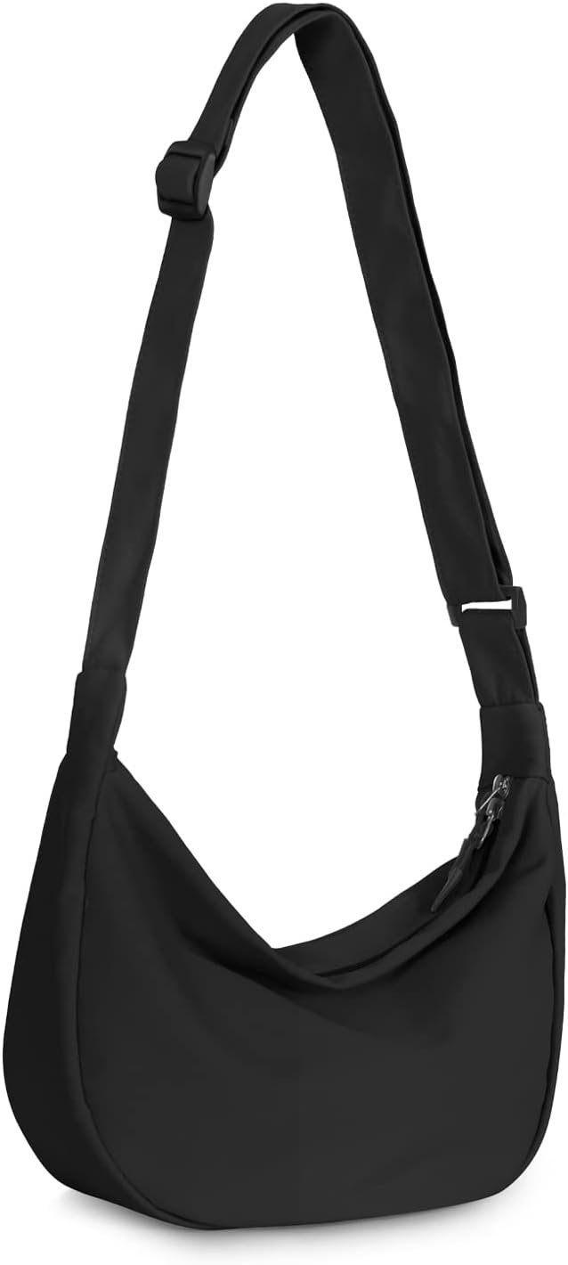 Crossbody Crescent Bag for Women Men, Crescent Bag with Adjustable Strap.