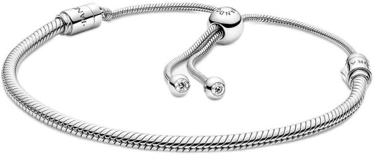 PANDORA Moments Snake Chain Slider Bracelet