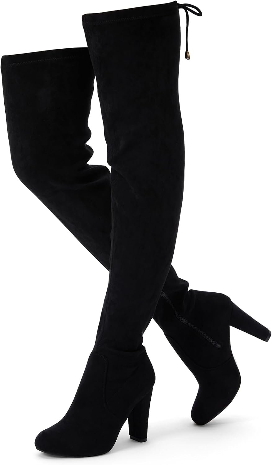 Vepose Women’s Over the Knee Thigh High Long Boots with Block Heel