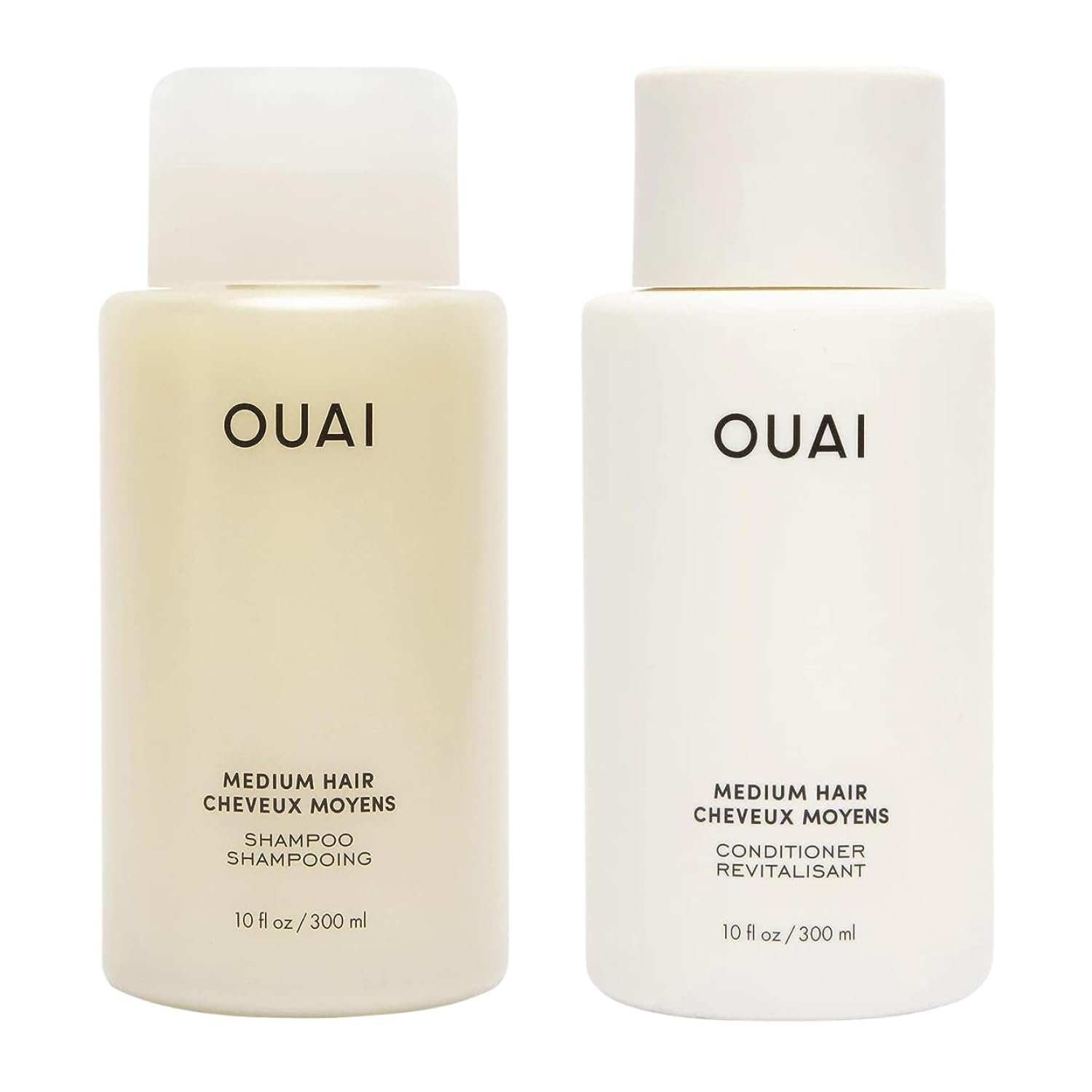 OUAI Medium Hair Shampoo and Conditioner Set (10 Fl Oz)