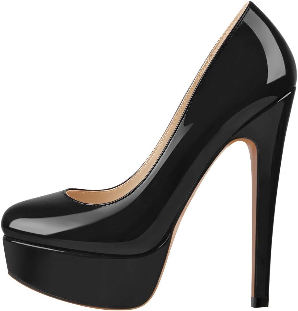 Richealnana Women’s Double Platform Stiletto High Heel Pumps