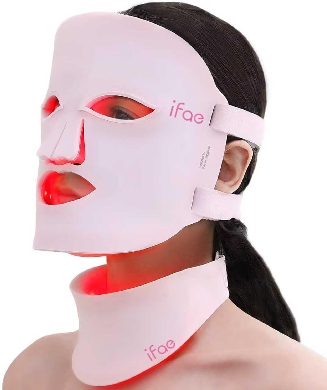 Red Light Therapy Mask for Face and Neck with 396 LEDs