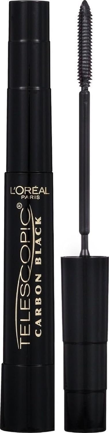 L’Oreal Paris Makeup Telescopic Original Lengthening Mascara, Carbon Black, 0.27 Fl Oz (Pack of 1)