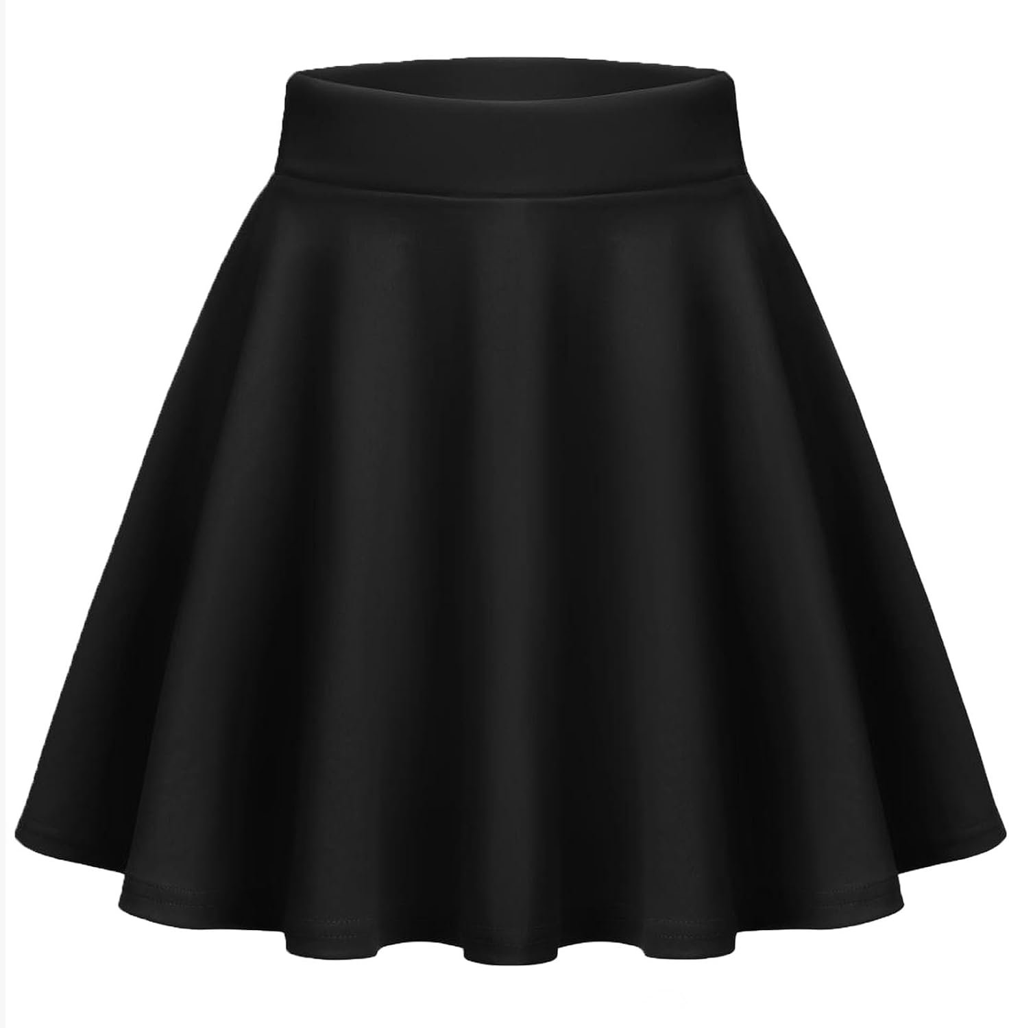Zeagoo Women’s Skirt Basic Mini Skater Skirt 2026 Summer Skirts Stretchable High Waist A-Line Party Club Skirts