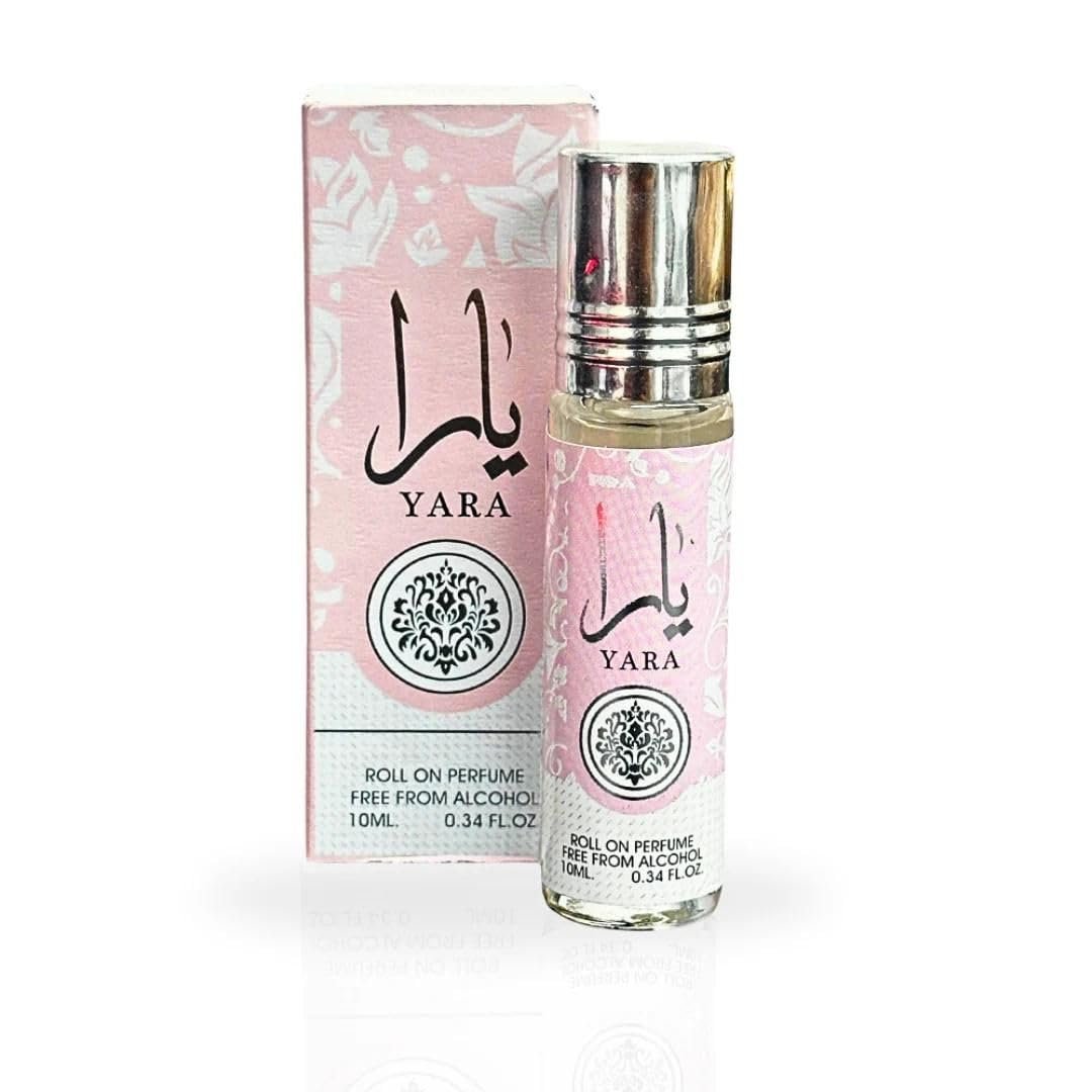 Ard Al Zaafaran YARA Roll-On Perfume Oil CPO – 10ML (0.34 OZ) | Gourmand Accord, Vanilla, Musk, Heliotrope, Orchid, Tangerine.