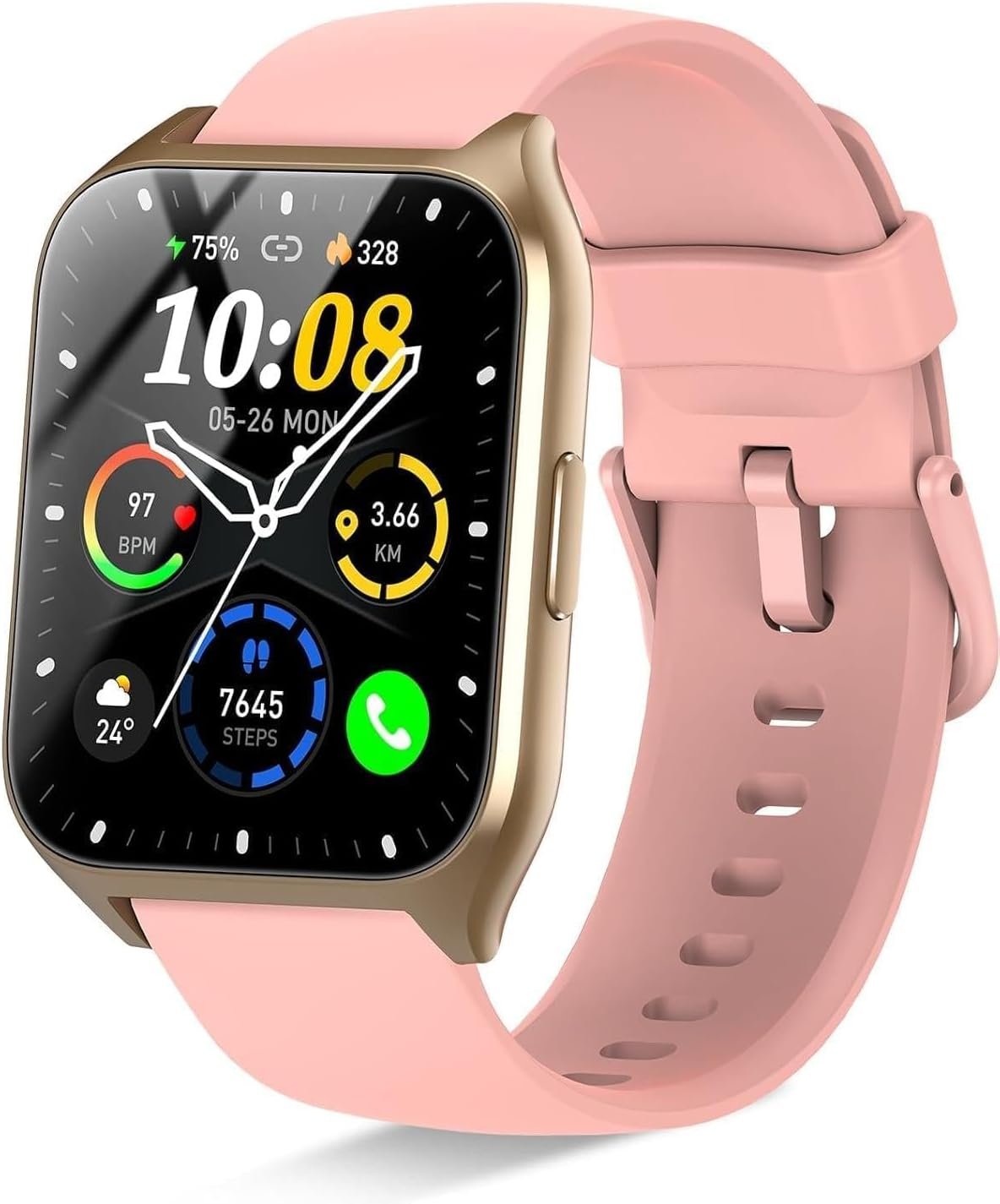 Smart Watch for Men Women (Answer/Make Calls), 1.85″ HD Fitness Smartwatch