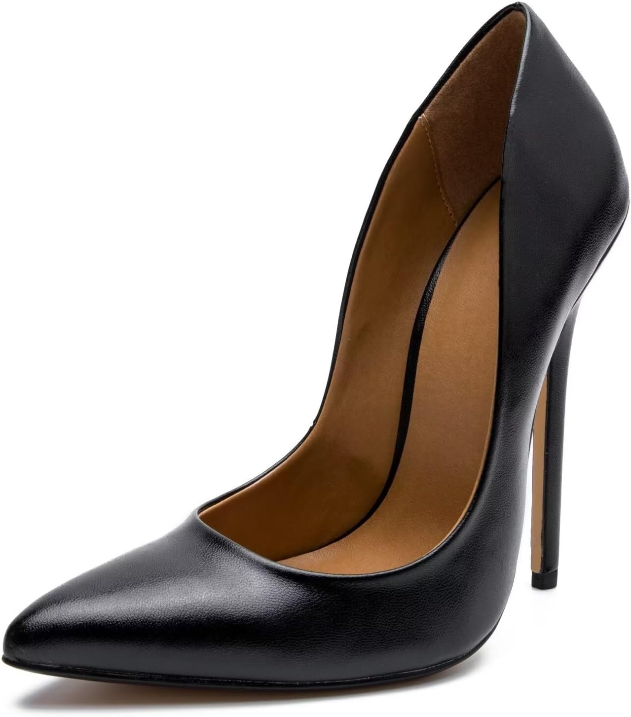 Women Stiletto High Heels Pointed Toe Slip on Pumps Shoes Men Unisex