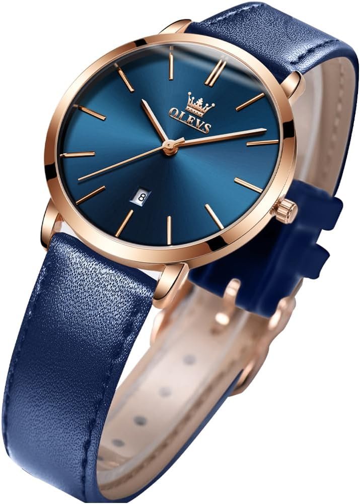 OLEVS Womens Watches Classic Dress Female Wristwatch Ladies Stainless Steel Lady Watch