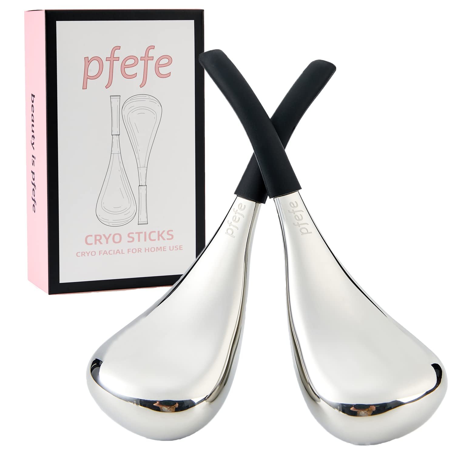 Ice Globes for Face Eyes, Cryo Sticks Facial Skin Care Tools for Puffy Eyes