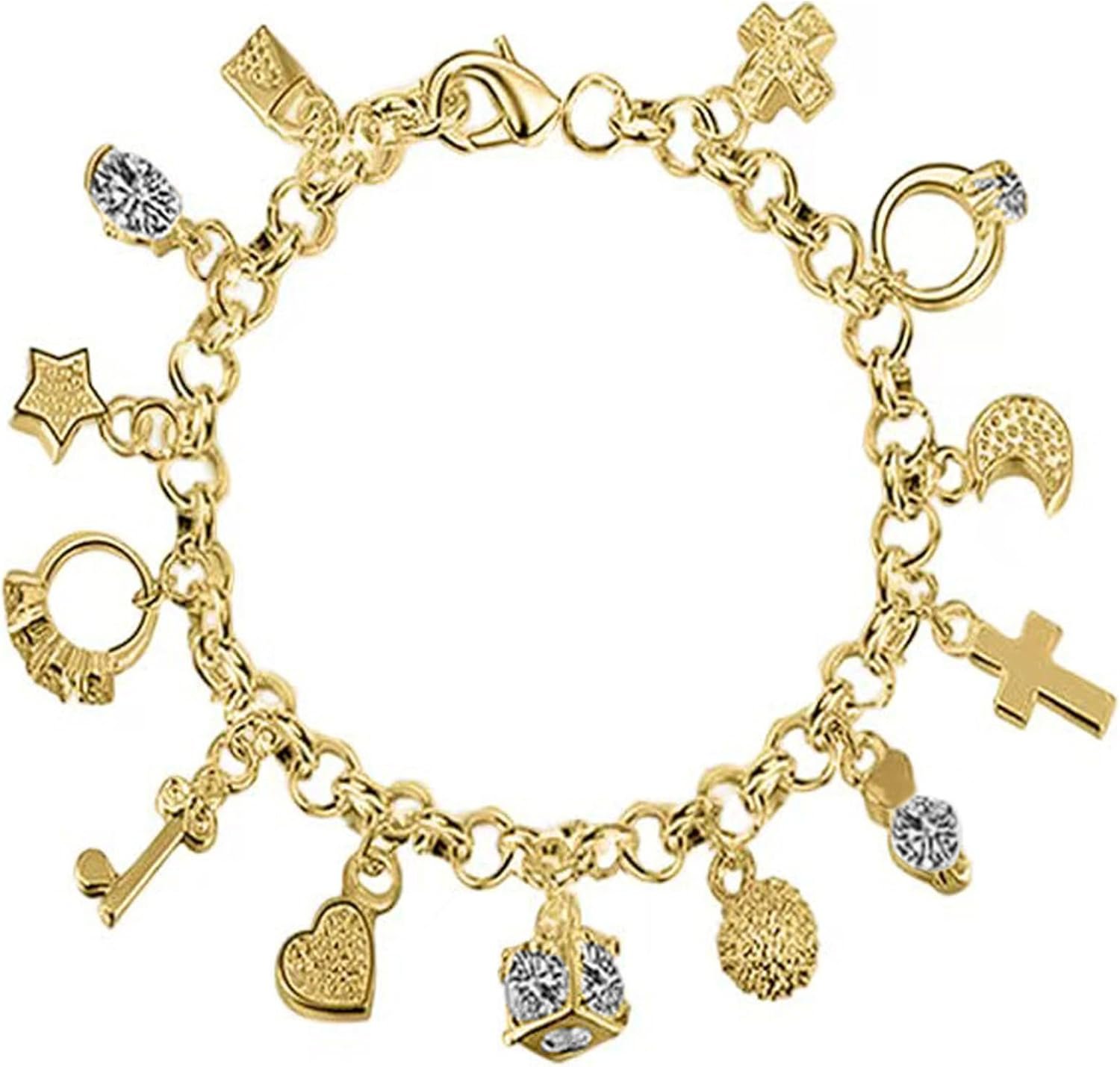 Gold Bracelets for Women Gold Charm Bracelet Jewelry Gifts