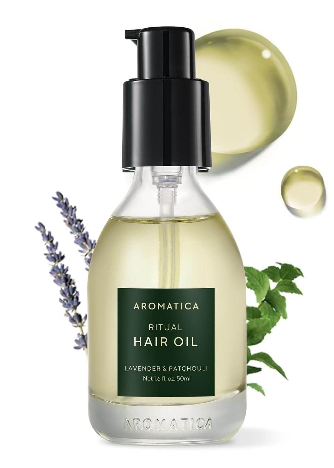 AROMATICA Ritual Lavender & Patchouli Hair Oil (1.6 fl oz)