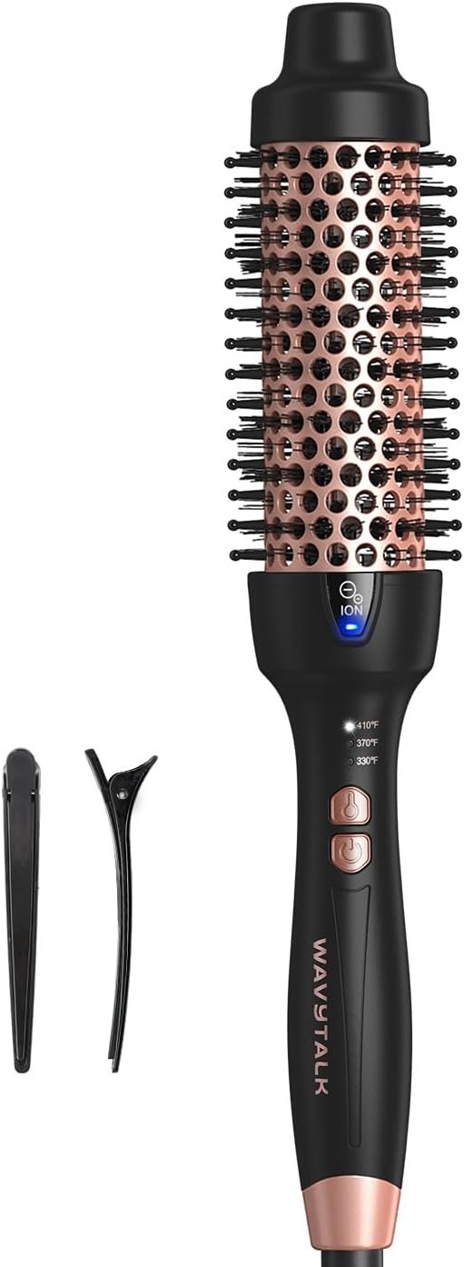 Wavytalk Thermal Brush Blowout Express 1.5″ Ionic Heat Round Brush