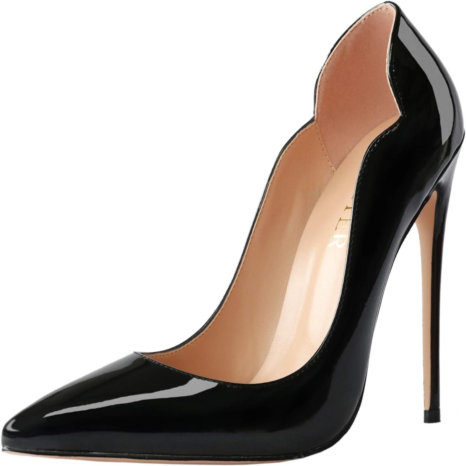 COLETER Women’s 4.72 Inch Pumps Pointed Toe Stiletto Evening Dress Shoes