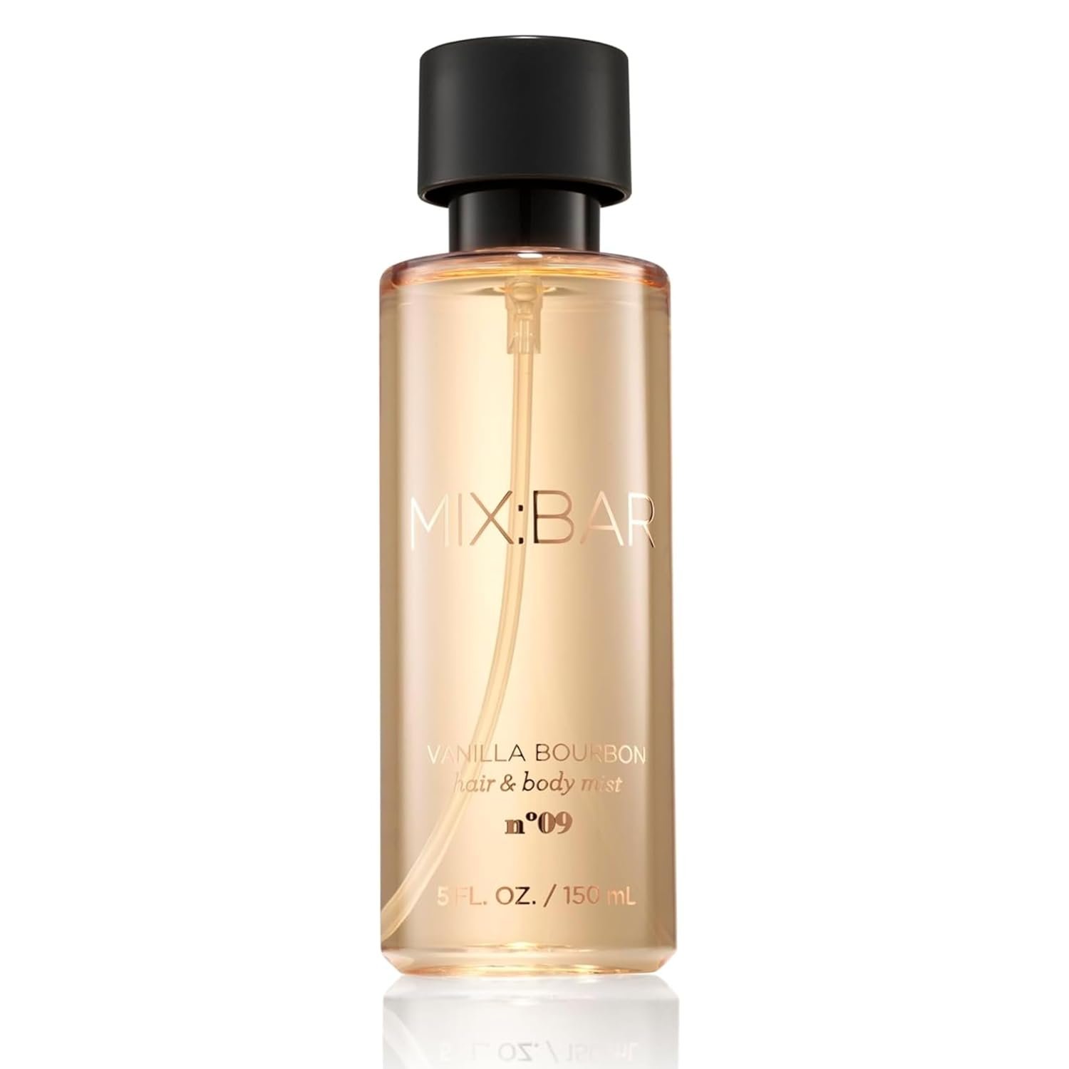 MIX:BAR Vanilla Bourbon Hair + Body Mist Spray for Women + Girls – Vanilla Bean, Sandalwood, Jasmine + Bergamot, Amber Fragrance Notes – Vanilla Bedroom + Hair + Body Oil Spray – Vegan – 5oz