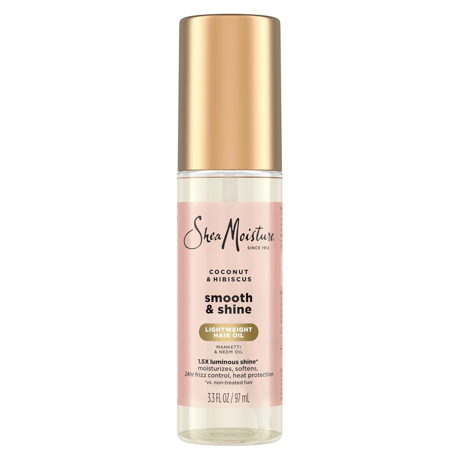 Shea Moisture Coconut & Hibiscus Smooth and Shine Hair Oil 3.3oz