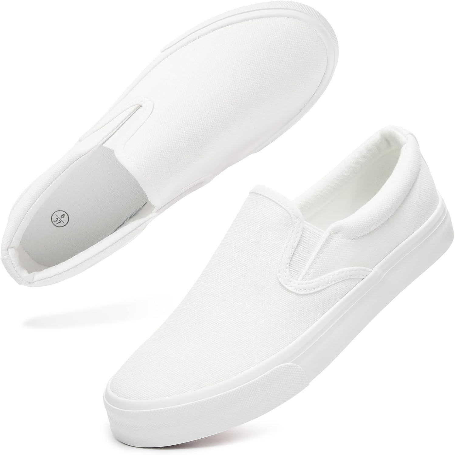 Women’s Canvas Slip On Sneakers Non Slip Loafers