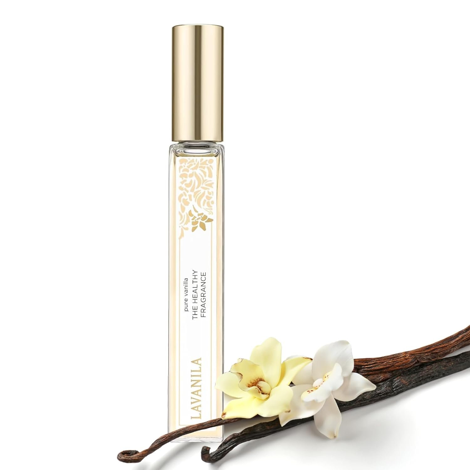 Lavanila Pure Vanilla Perfume for Women, Travel Size Roller 0.32 Fl Oz
