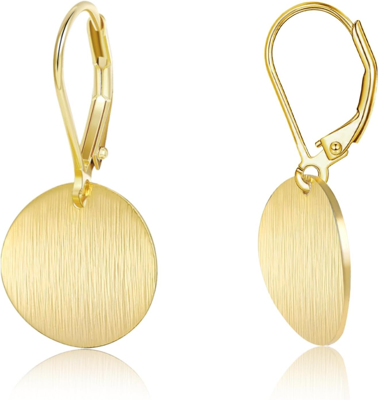 14K Gold Dangle Earrings for Women Hypoallergenic Drop Earing