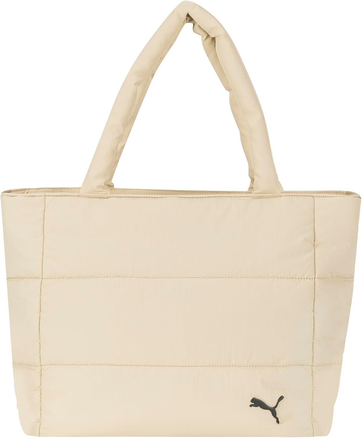 PUMA Women’s Plush Soft Nylon Tote with Padded Straps, Zip Closure & Metal Logo Plaque
