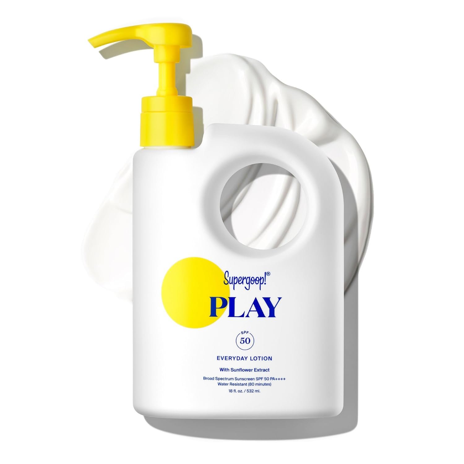 Supergoop! PLAY Everyday Lotion – Broad Spectrum Body & Face Sunscreen – Great for Active Days – Fast Absorbing, Water & Sweat Resistant