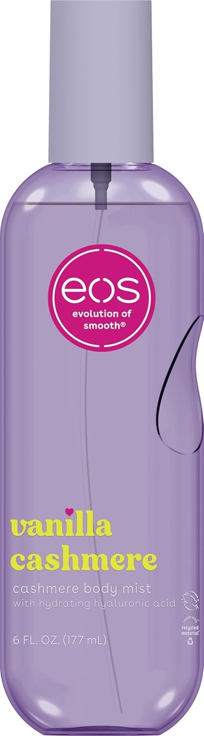 eos Cashmere Body Mist- Vanilla, Body Spray for Women, Vegan, 6 fl oz