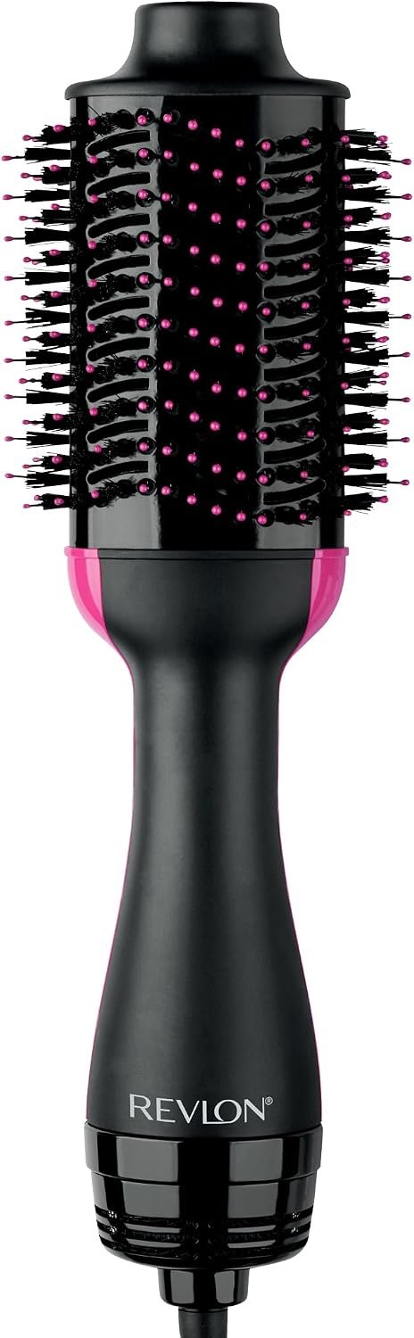 REVLON One-Step Volumizer Hair Dryer and Styler, 2.8 in Barrel, Black