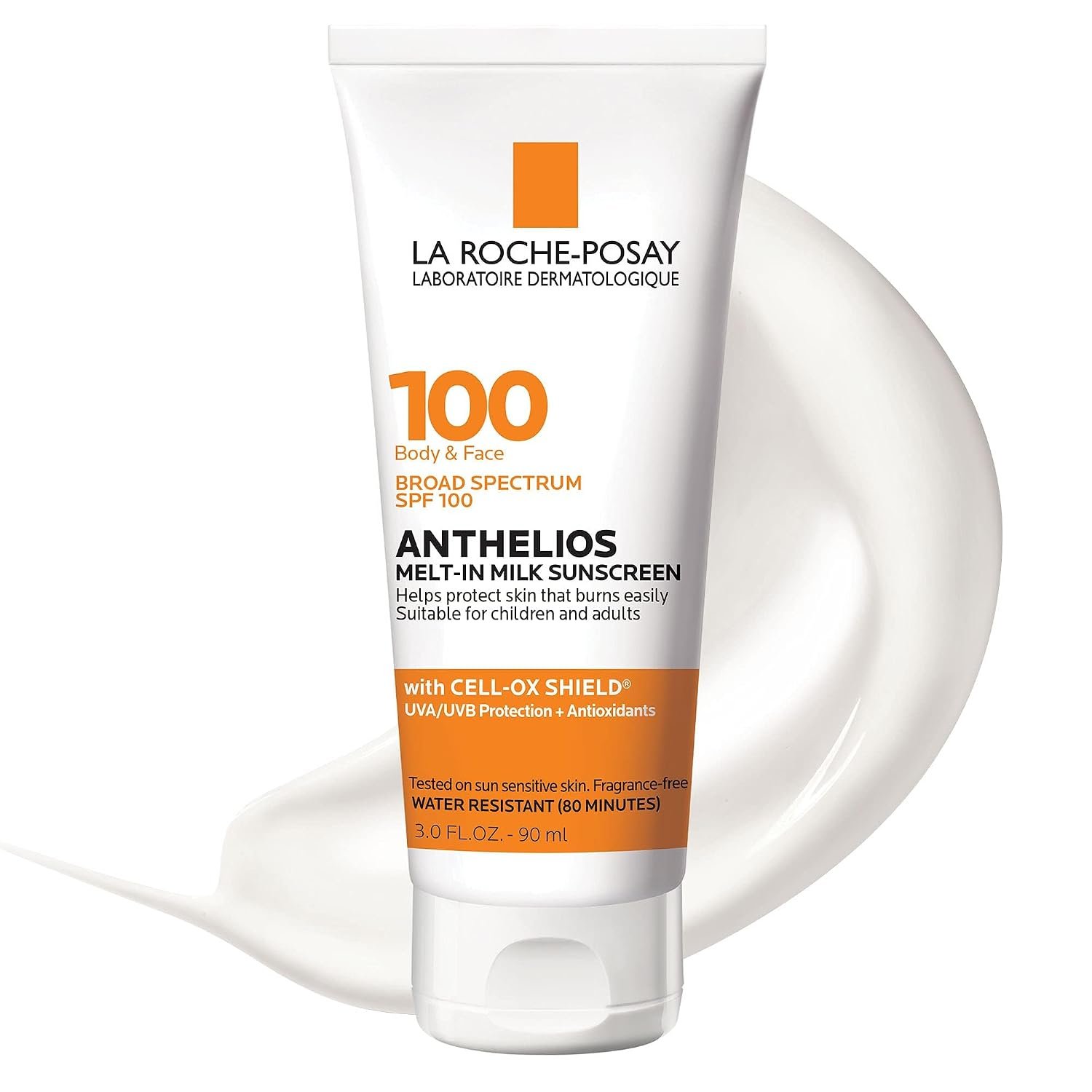 La Roche-Posay Anthelios Melt-In Milk Sunscreen for Face & Body SPF 100