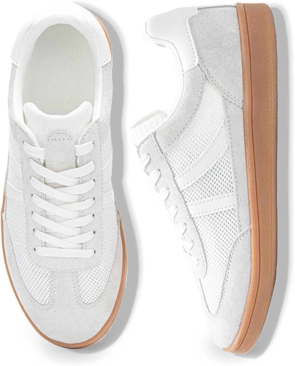 Rosella Carlie Women’s Fashion Sneakers – Leather Slip On Shoes for Women
