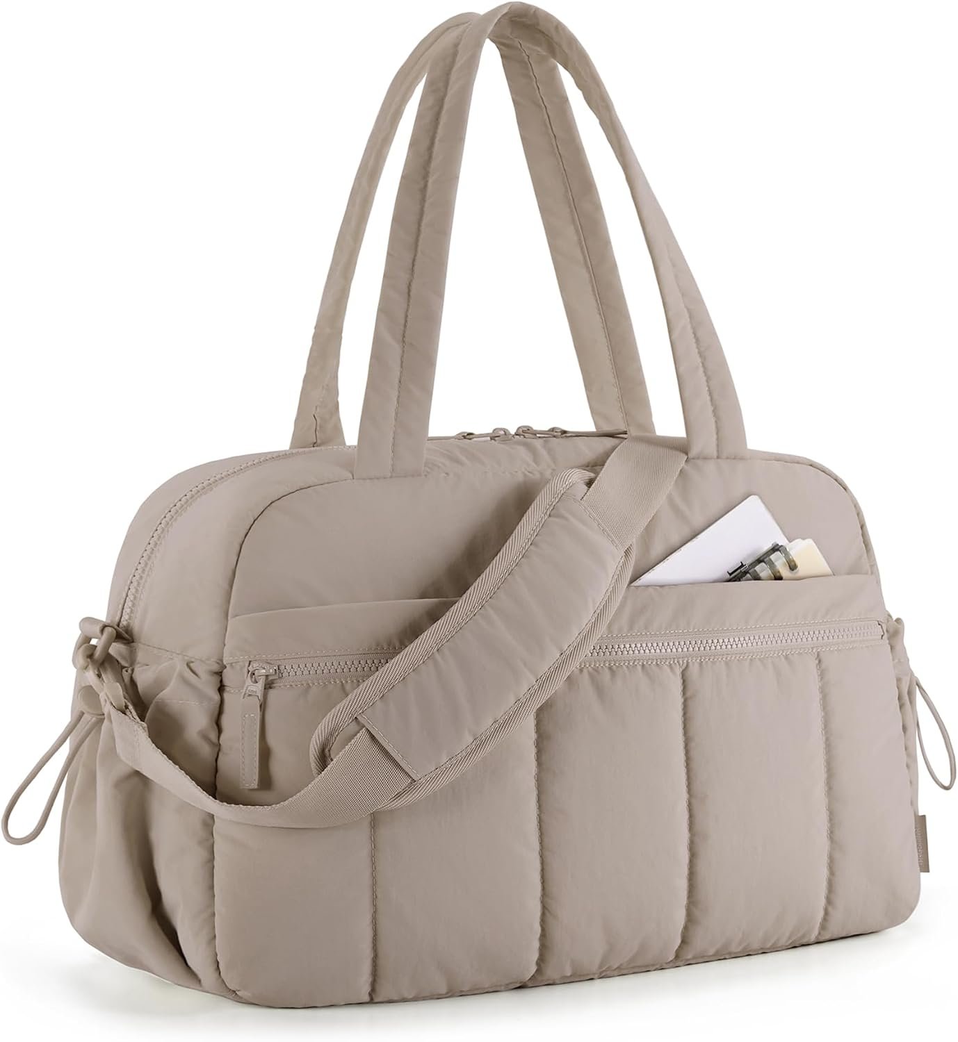 BAGSMART Duffle Bag for Travel, Gym Bag for Women, Weekender Carry on | PVC Wet Pocket, Airline Approved Personal Carry-on Size, Fits Under-seat, One Bag for Gym, Travel, Hospital, Overnight