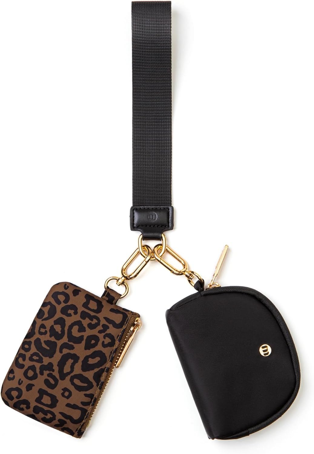 Mum’s Memory Mini Zip Around Wristlet Wallets for Women -KeyChain Wallet with Detachable Dual Pouch Wristlet -Key Chain Coin Purse Small Wallets