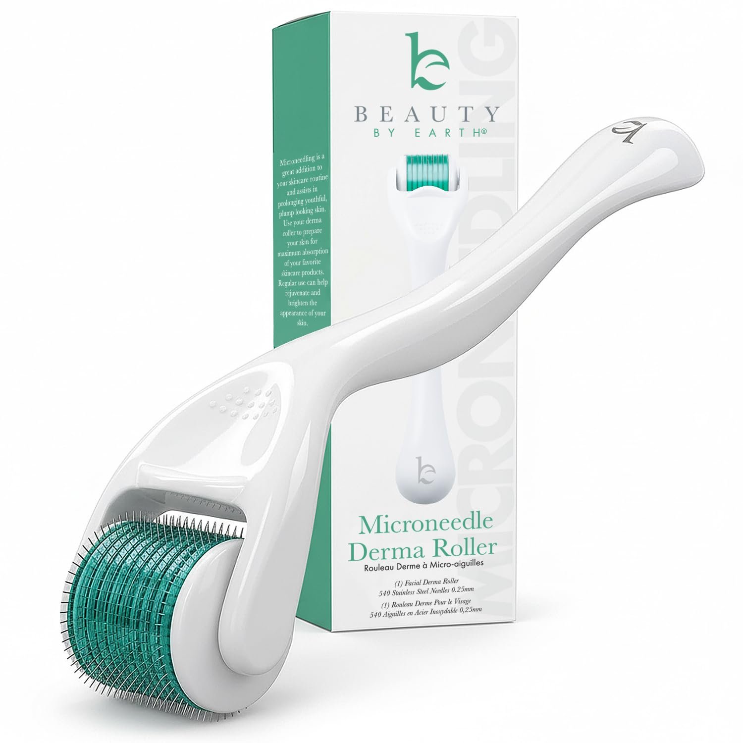 Derma Roller for Scalp, Beard & Face – Microneedling Roller