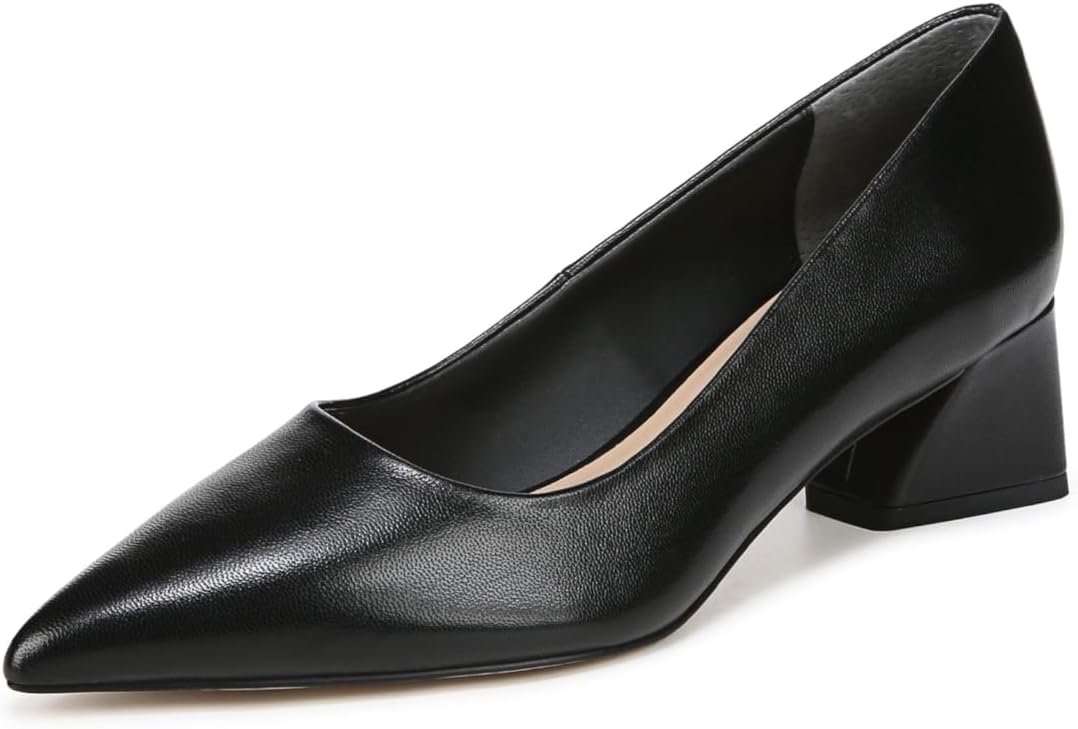 Franco Sarto Women’s Racer Pointed Toe Block Heel Pumps | Dress Shoes