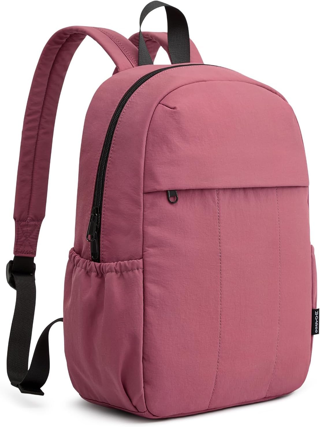 G4Free Mini Backpack for Women Water-resistant Hiking Backpack with Adjustable Shoulder Straps for Travel Shop Work Casual(Carmine)