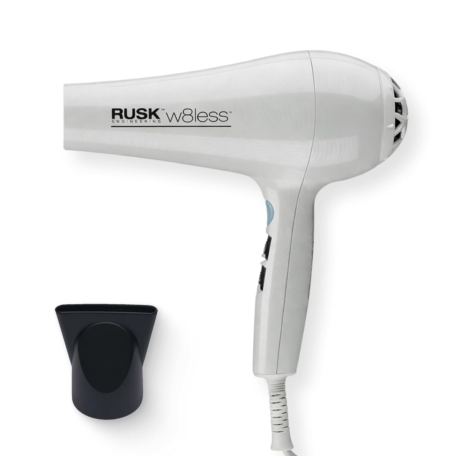 RUSK Engineering W8less Professional 2000 Watt Dryer, 7 Speed Settings, Lightweight.
