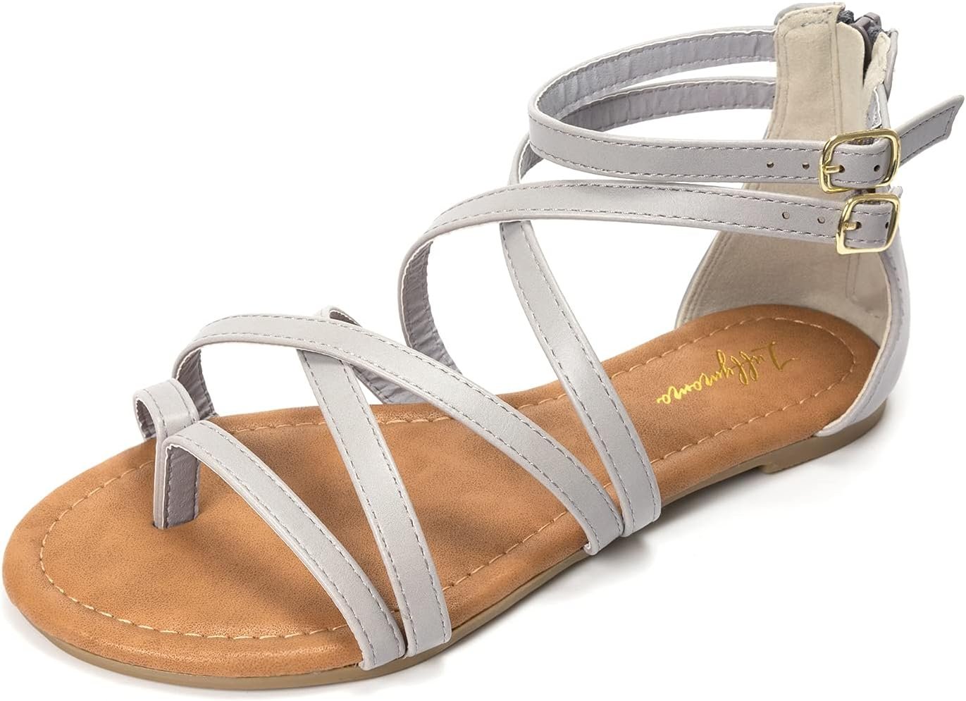 Luffymomo Women’s Gladiator Strap Sandals,