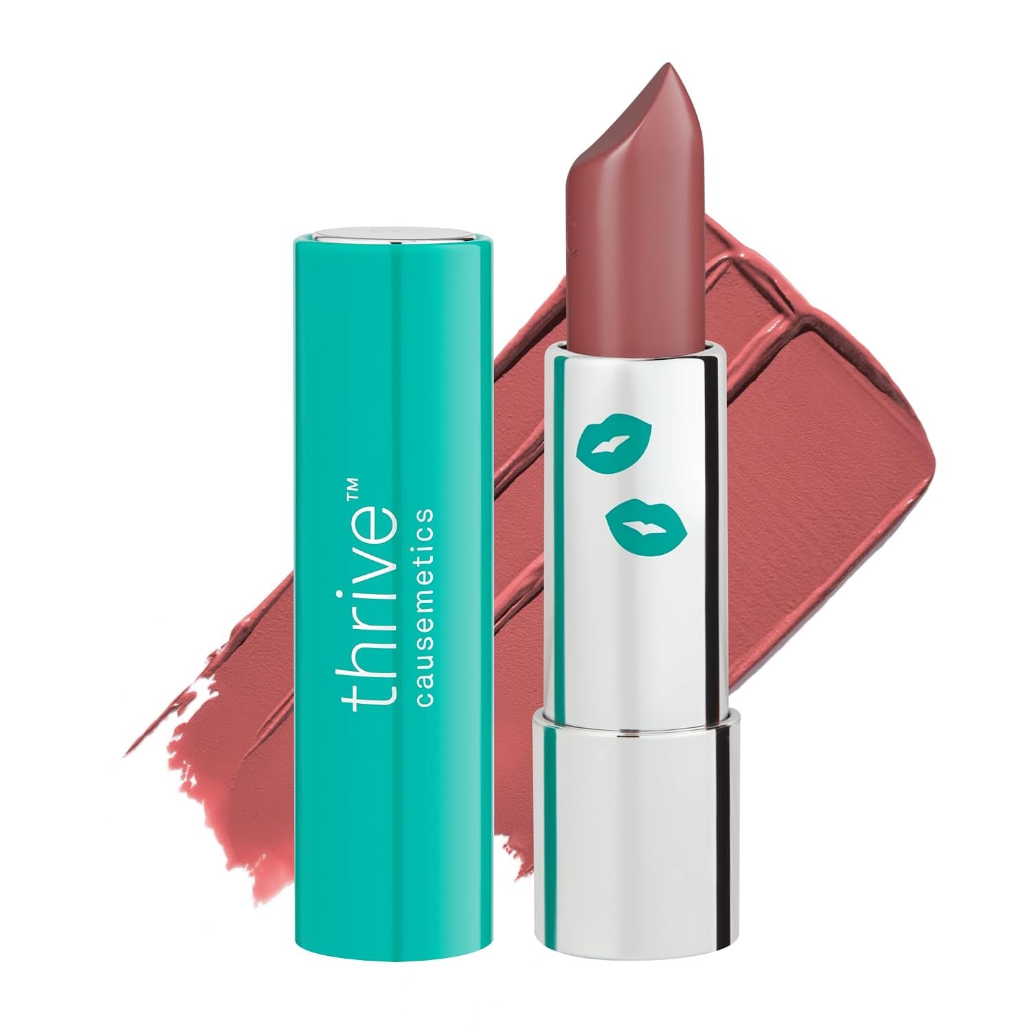 Thrive Causemetics Impact-FULL Smoothing Lipstick, Natural Rose Shade