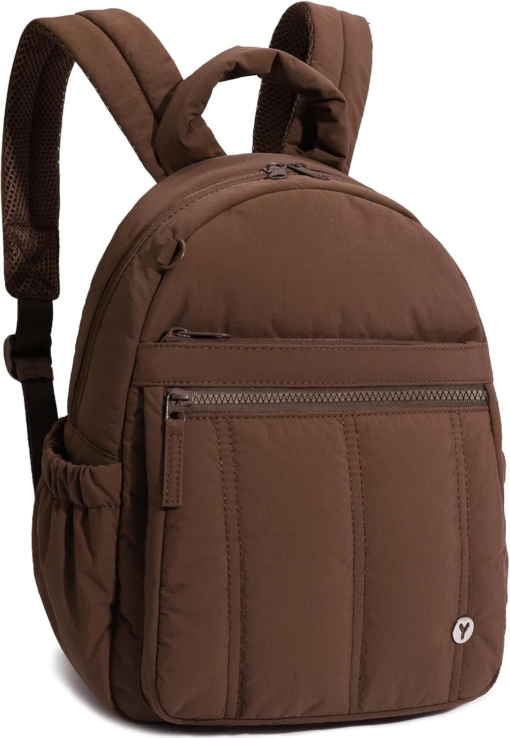 Mini Puffer Backpack Purse, Lightweight Quilted Water Resistant Small Daypack for Women Travel