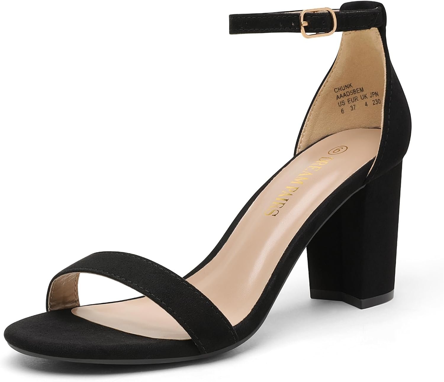 DREAM PAIRS Women’s Comfort Block Heel Sandals