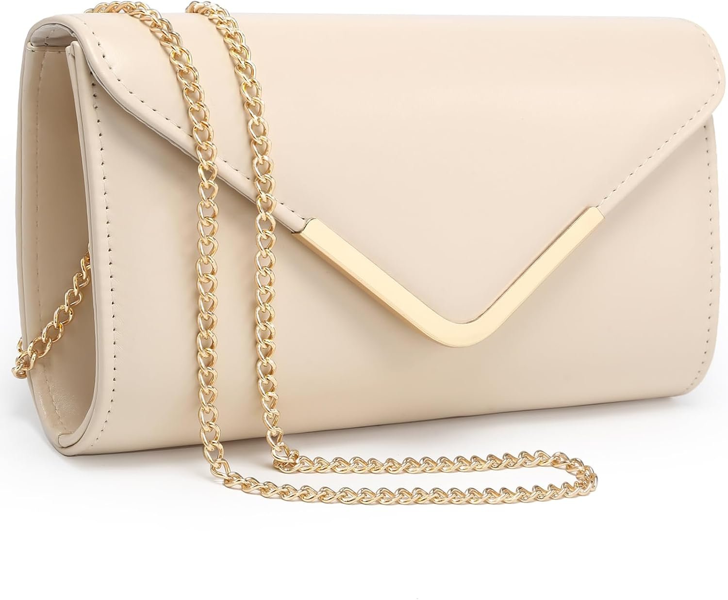 Dasein Women Evening Bags Formal Clutch Purses for Wedding Party Prom Handbags with Shoulder Strap and Glitter Flap