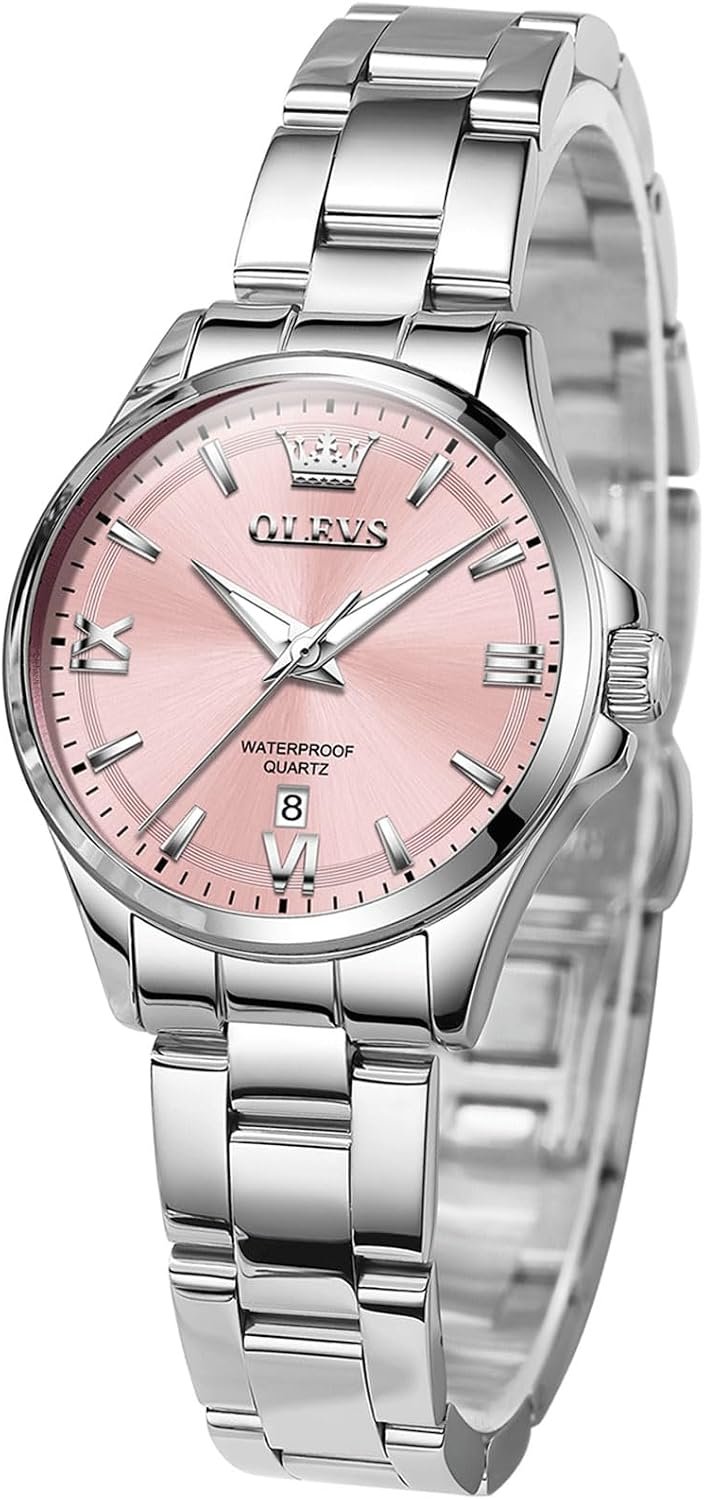 OLEVS Watch Women Luxury Dainty Dress Waterproof Quartz