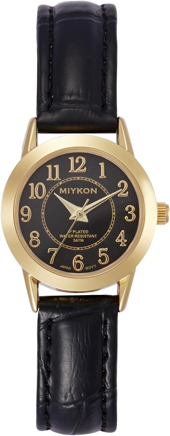 Miykon Women’s Dainty Dress Watch, Vegan Leather Strap, Water Resistant