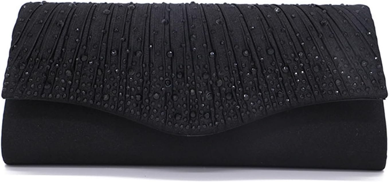 2026 Dressy Rhinestone Evening Bag Envelope Clutch Purse