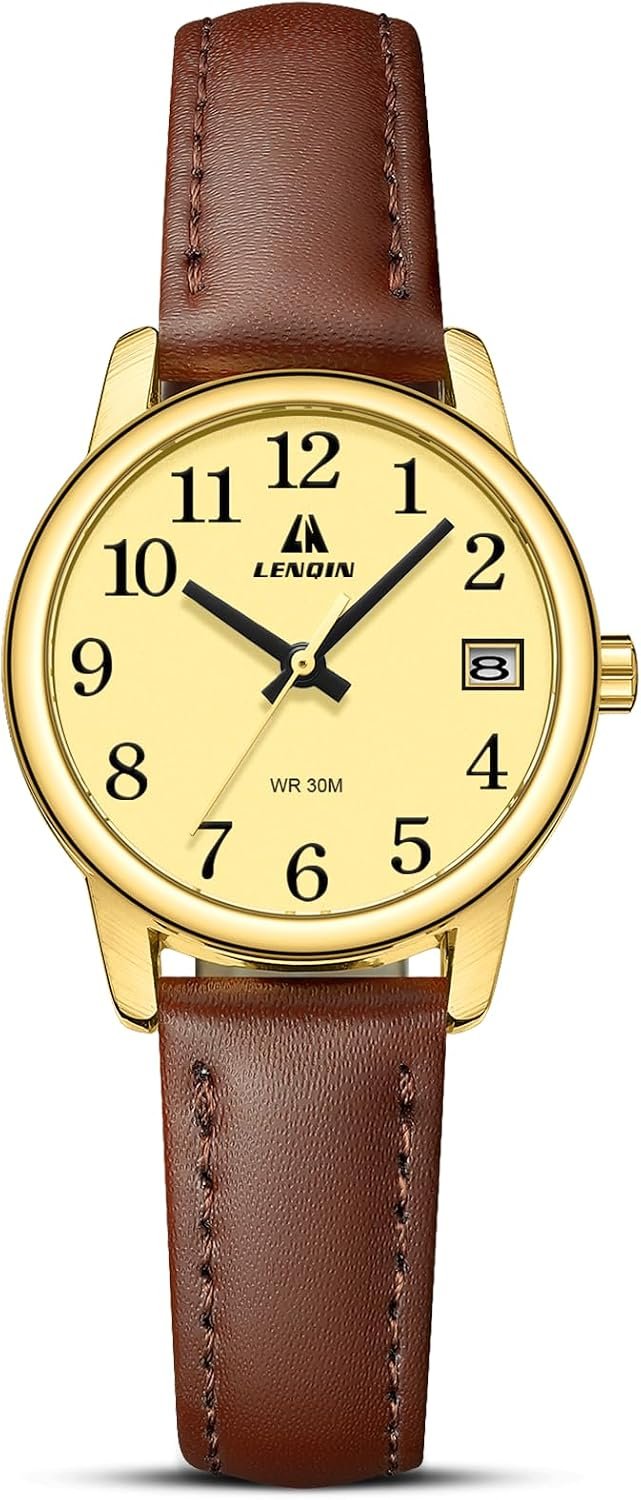LN LENQIN Womens Watch Analog Quartz Waterproof Ladies Watches for Women