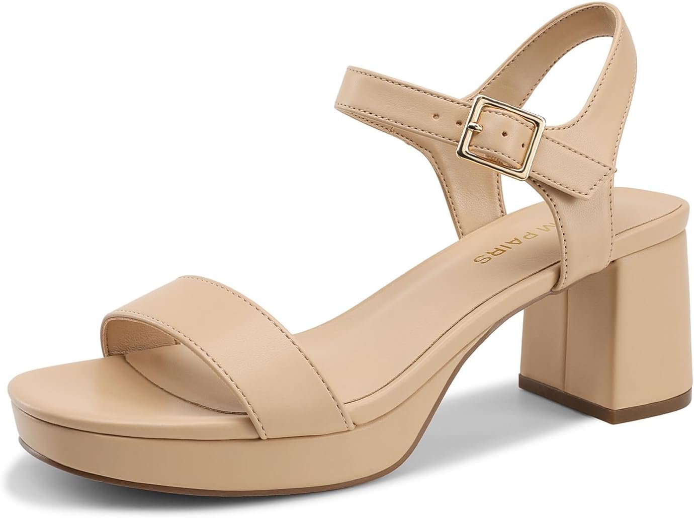 DREAM PAIRS Women’s Platform Block Chunky Heels Sandals