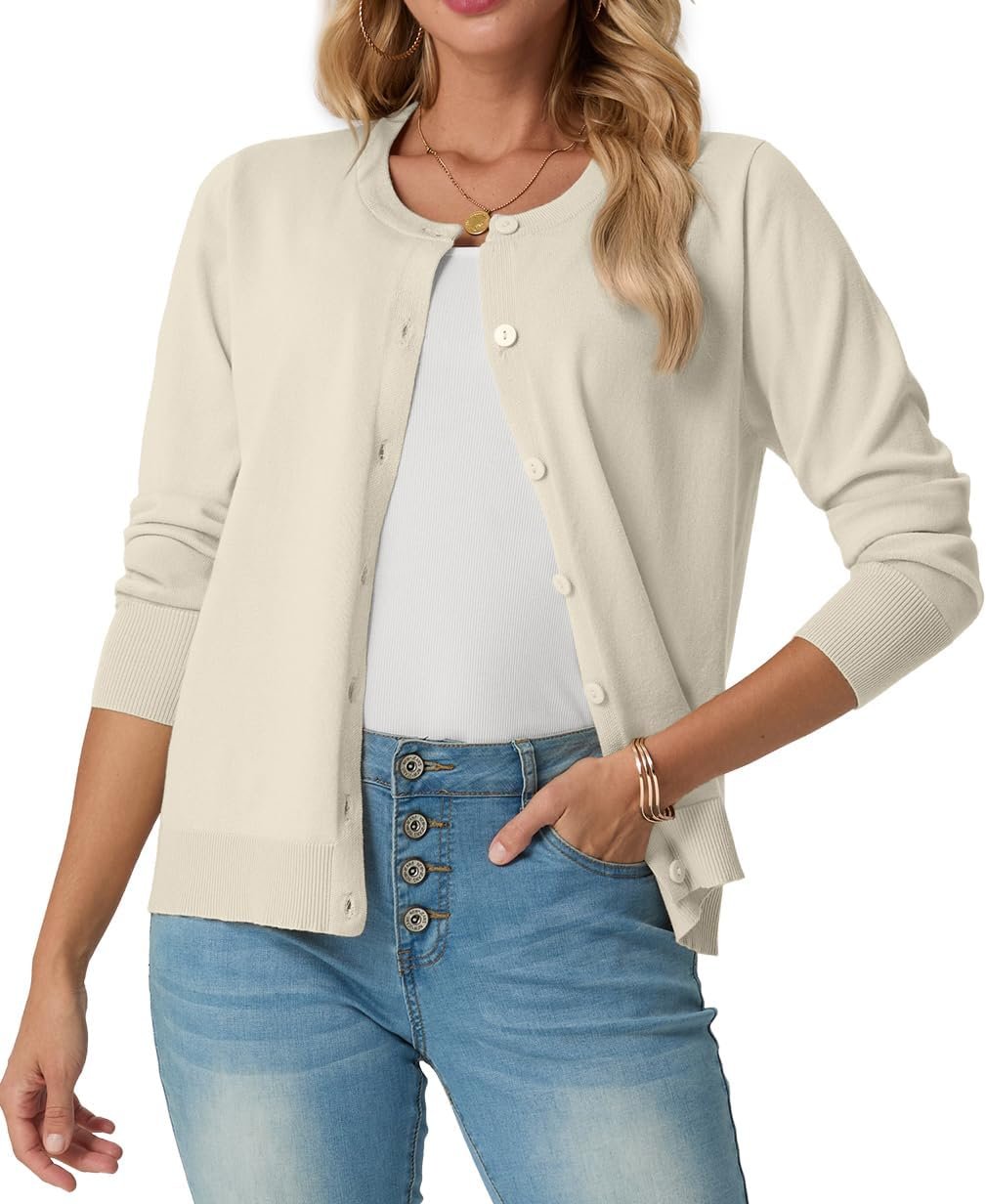 GRECERELLE Cardigan Sweaters for Women Lightweight 2026 Fall Outfits