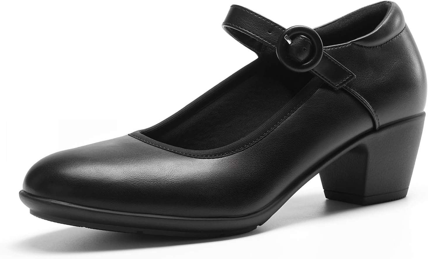 DREAM PAIRS Mary Jane Low Chunky Dress Pumps