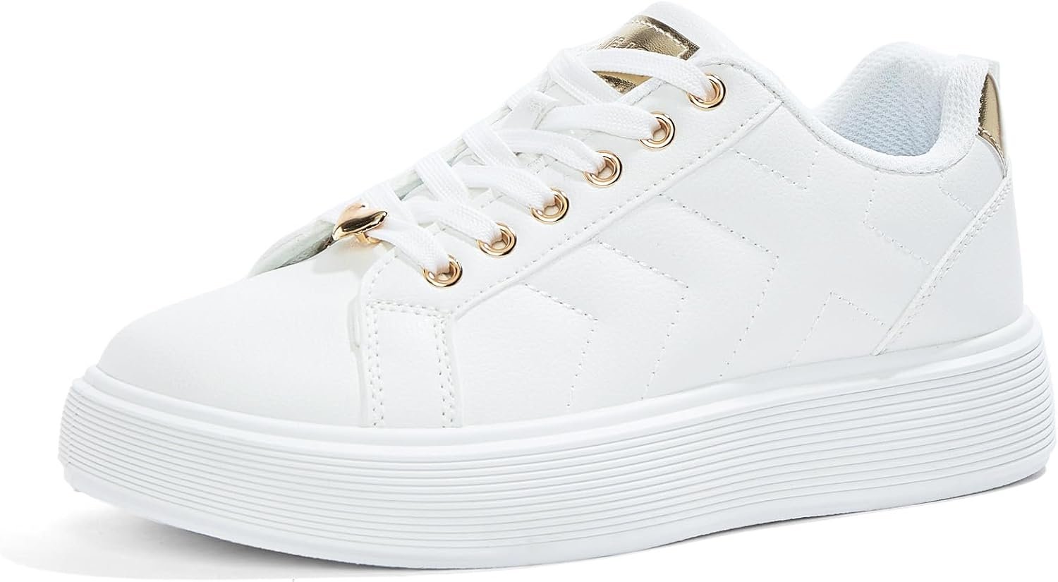 Women’s Fashion Platform Sneakers,Synthetic Leather Casual Shoes