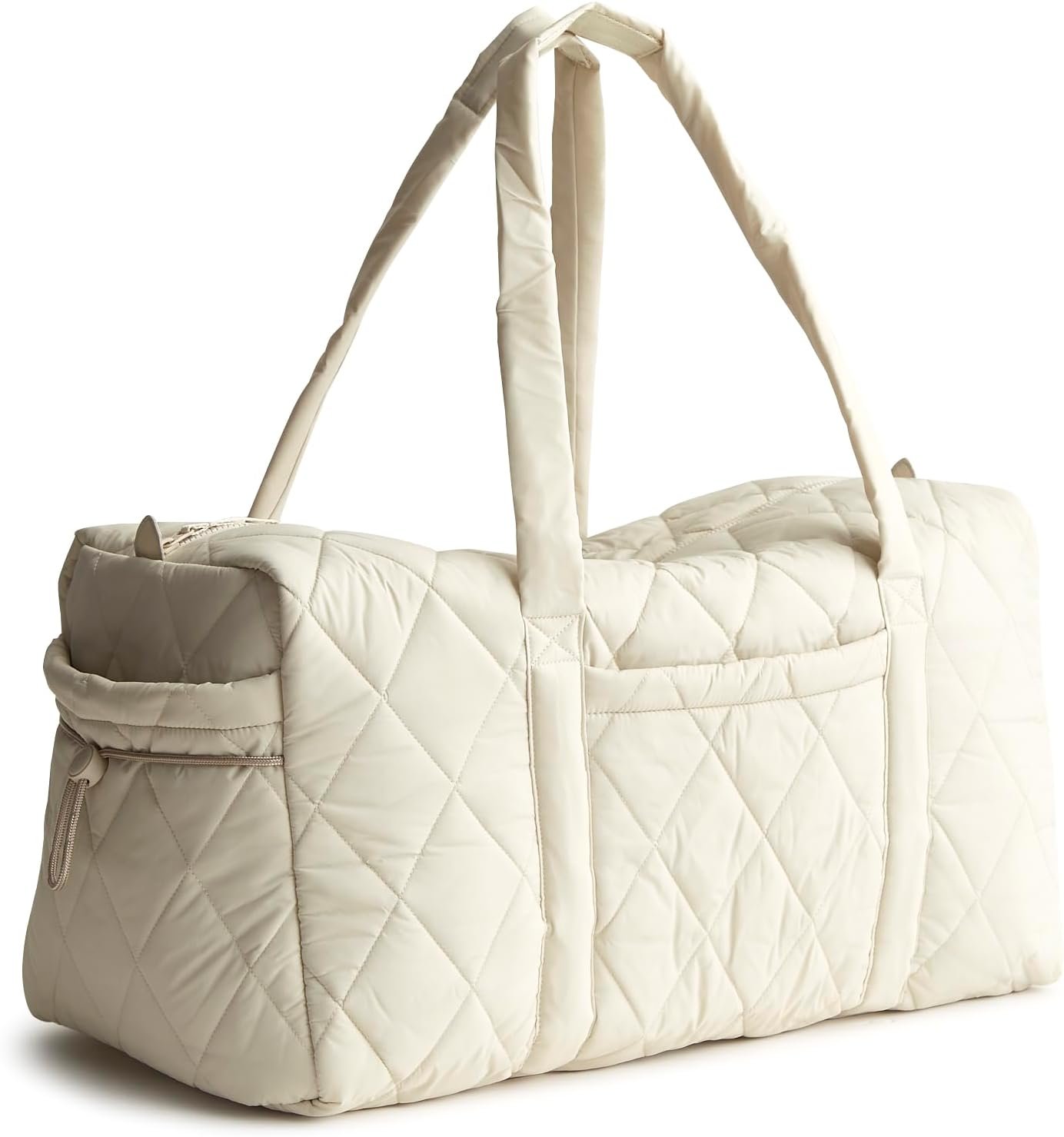 Vera Bradley Women’s Featherweight Large Original Duffel Travel Bag, Pumice Stone, One Size